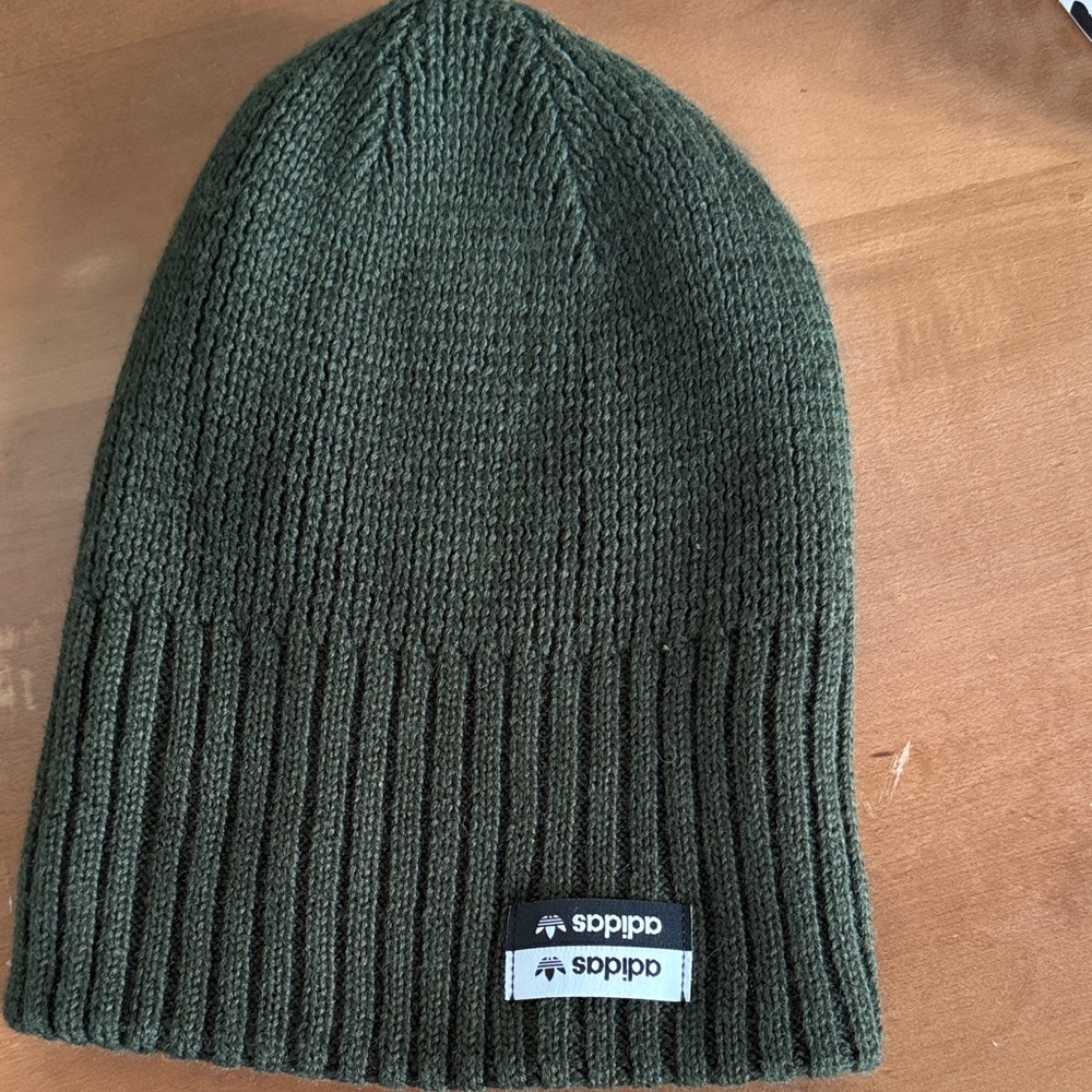 Adidas Olive Knit Beanie